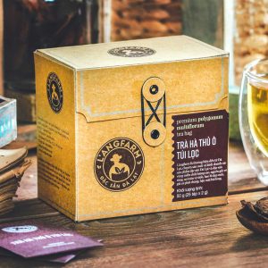 Trà hà thủ ô túi lọc 25 tép L’angfarm, mẫu quấn dây kraft